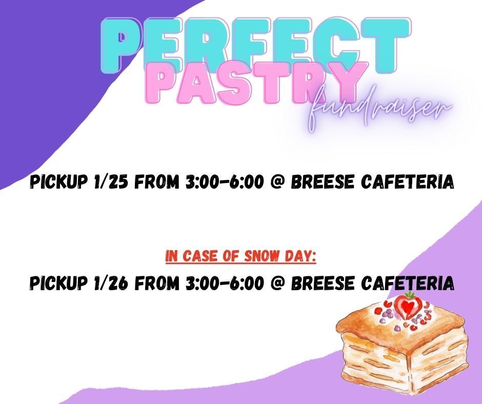 Perfect Pastry Fundraiser Pickup Info